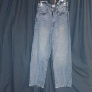 Classic Blue Wide Leg Jeans